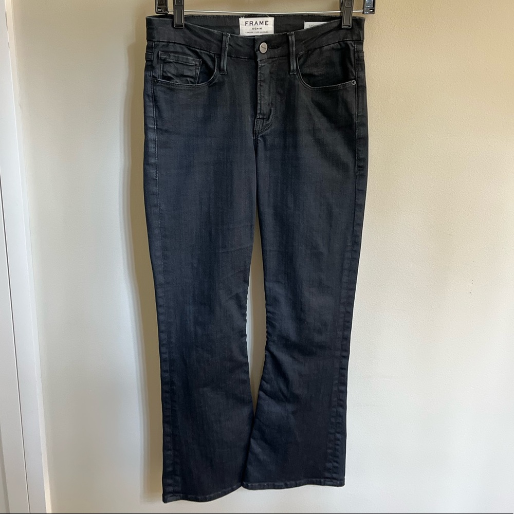 Frame Denim Le Crop Mini Bootcut in black Size 26